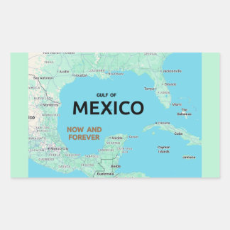 Golf van Mexico Rechthoekige Sticker