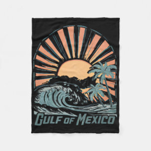 Golf van Mexico sinds 1672  strand 2-zijdig T- Fleece Deken