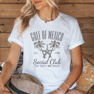 Golf van Mexico Social Club Est. 1550 Strandthema Tri-Blend Shirt