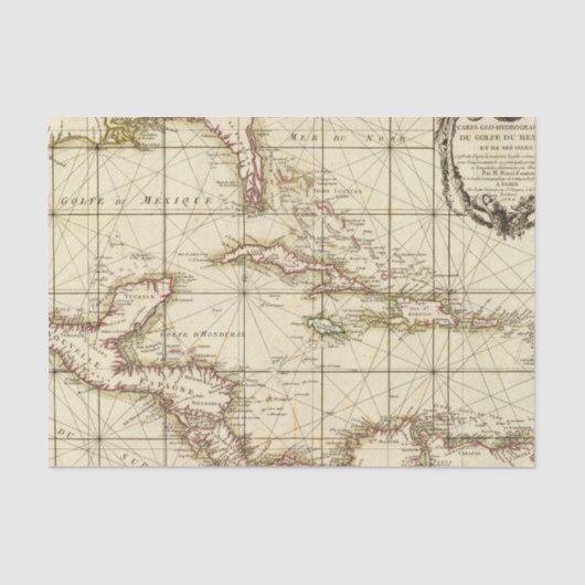 Golf van Mexico Tissuepapier (Voorkant)