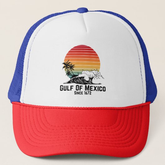 Golf van Mexico Trucker Pet (Voorkant)