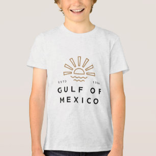 Golf van Mexico Verenigde Staten Grappige Amerikaa Tri-Blend Shirt