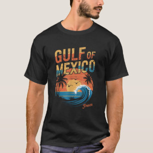 Golf van Mexico voor altijd Retro Golf van Mexico T-shirt