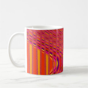 Golf van Mok met tapijtkoffie, roze-Oranje