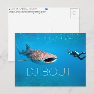 Golf van Tadjoura, Djibouti Reisansichtkaart Briefkaart