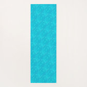 Golf van Turquoise Yogamat (Achterkant)
