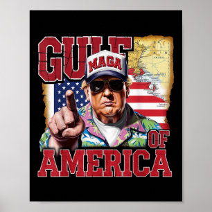 Golf Van Usa Amerika Trump Groet Van De Poster