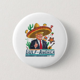 Golf van Verenigde Staten 2025 Cinco de Mayo Trump Ronde Button 5,7 Cm