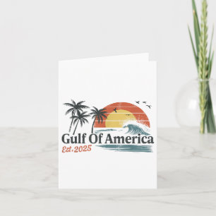 Golf van Verenigde Staten 2025 Retro Beach Kaart