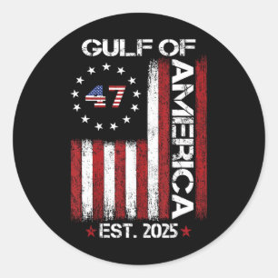 Golf van Verenigde Staten 2025 Ronde Sticker