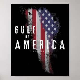 Golf van Verenigde Staten 2025 Vlag Amerika _5 Poster