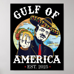 Golf van Verenigde Staten 2025 Vlag Amerika _6 Poster