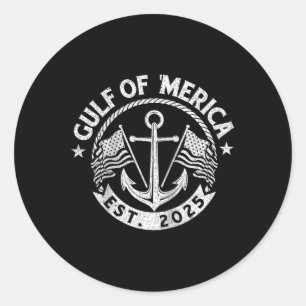 Golf van Verenigde Staten Est. 2025 Grappige Golf Ronde Sticker