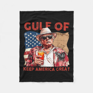 Golf van Verenigde Staten Patriottische Amerika Go Fleece Deken