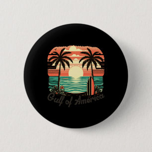 Golf van Verenigde Staten  strand Amerika Golf me Ronde Button 5,7 Cm