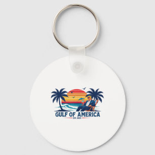 Golf van Verenigde Staten van Amerika EST 2025 Fun Sleutelhanger