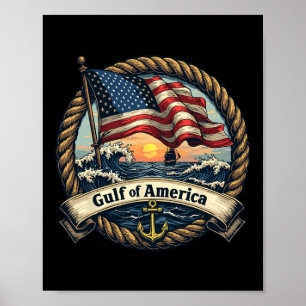 Golf van Verenigde Staten van Amerika Vintage USA Poster