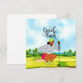 Golf "Veel succes op de baan, Lady Golfer!" (Voorkant / Achterkant)