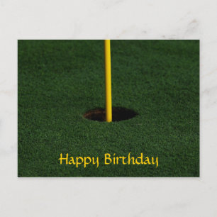 Golf Verjaardag Briefkaart