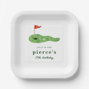 Golf Verjaardag Papieren Bord
