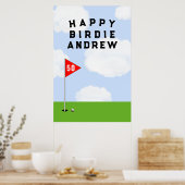 Golf Verjaardag Poster (Keuken)