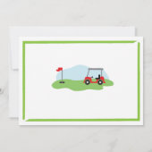 Golf Verjaardagsfeest Elke Leeftijd 40e 50e Foto U Kaart (Achterkant)