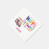 Golf Verjaardagsfeest voor vrouw golfer Servet (Hoek)