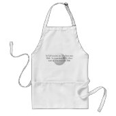 Golf versus BBQ Apron Standaard Schort (Voorkant)