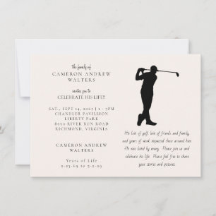 Golf viering van het leven kaart