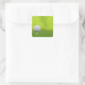 Golf Vierkante Sticker (Tas)