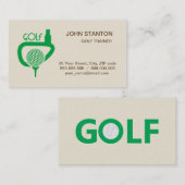 Golf Visitekaartje (Voorkant / Achterkant)