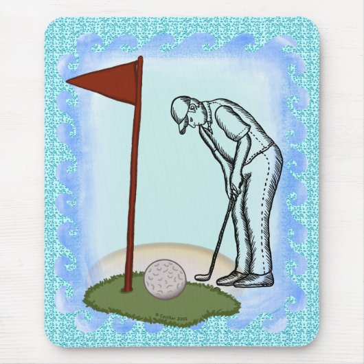 Golf Vlag Muismat (Voorkant)