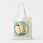 Golf Vlag Tote Bag (Achterkant)