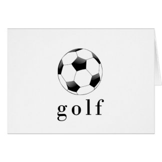 Golf Voetbal Funny Sport T-Shirt