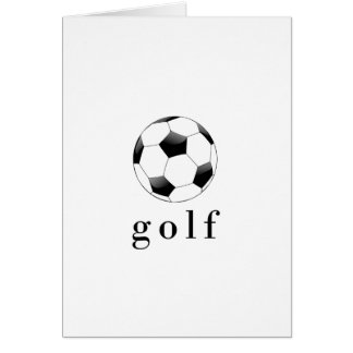 Golf Voetbal Funny Sport T-Shirt
