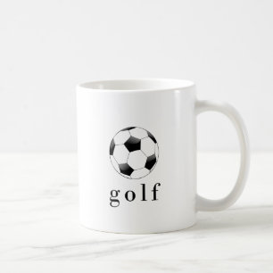 Golf Voetbal Funny Sport T-Shirt Koffiemok