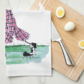 Golf, volle zwoerd, tonifernandes theedoek (Quarter Fold)