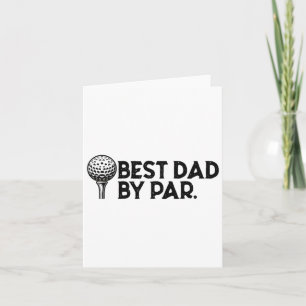 Golf voor papa Beste papa bij Par Vaderdag Golf 1 Kaart