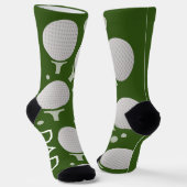 Golf voor vaders dag cadeautjes sokken (Gebogen)