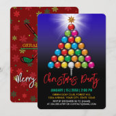 Golf Vrolijk Kerstmis-Holiday Design Kaart (Voorkant / Achterkant)