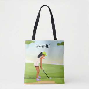 Golf Vrouwen golfer stijlvol weekend Canvas tas