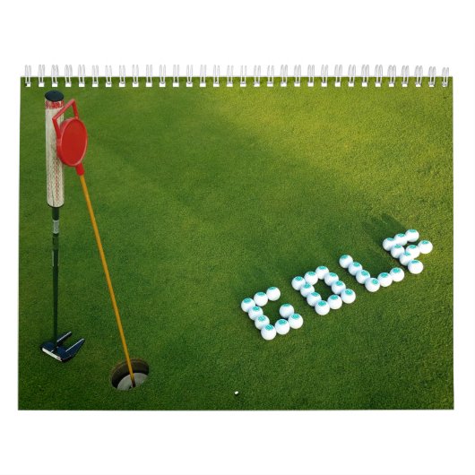 Golf Wall Agenda afspelen Kalender (Hoes)