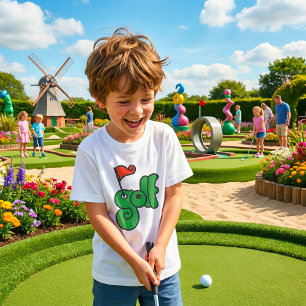 Golf Wang Levendig Groen en Rood T-shirt