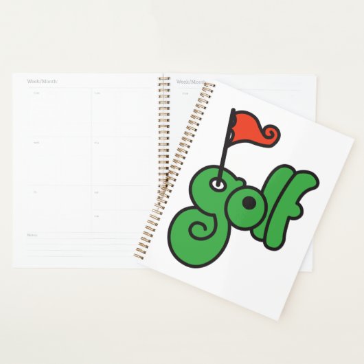 Golf Wang Vert et Rouge Vibrants (Devant avec enveloppe)