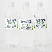 Golf waterfles etiket (Flessen)