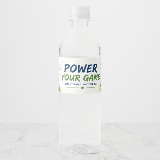 Golf waterfles etiket (Voorkant)