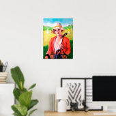 Golf-Waterverf afdrukken Poster (Thuiskantoor)