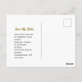 Golf Wedding Save the Date Invitation (Dos)