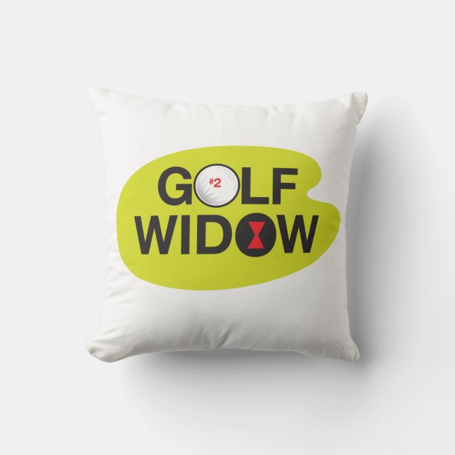 Golf weduwenbadge van Honor_Black Widow Spider T - Kussen (Voorkant)