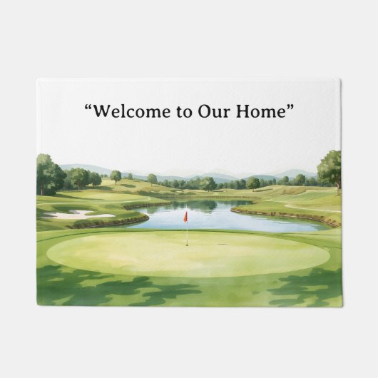 Golf Welcome to golfer home with golf course view Deurmat (Voorkant)
